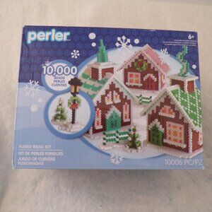 Perler Beads Holiday Village Bead Kit Arts And Crafts Christmas Decoration